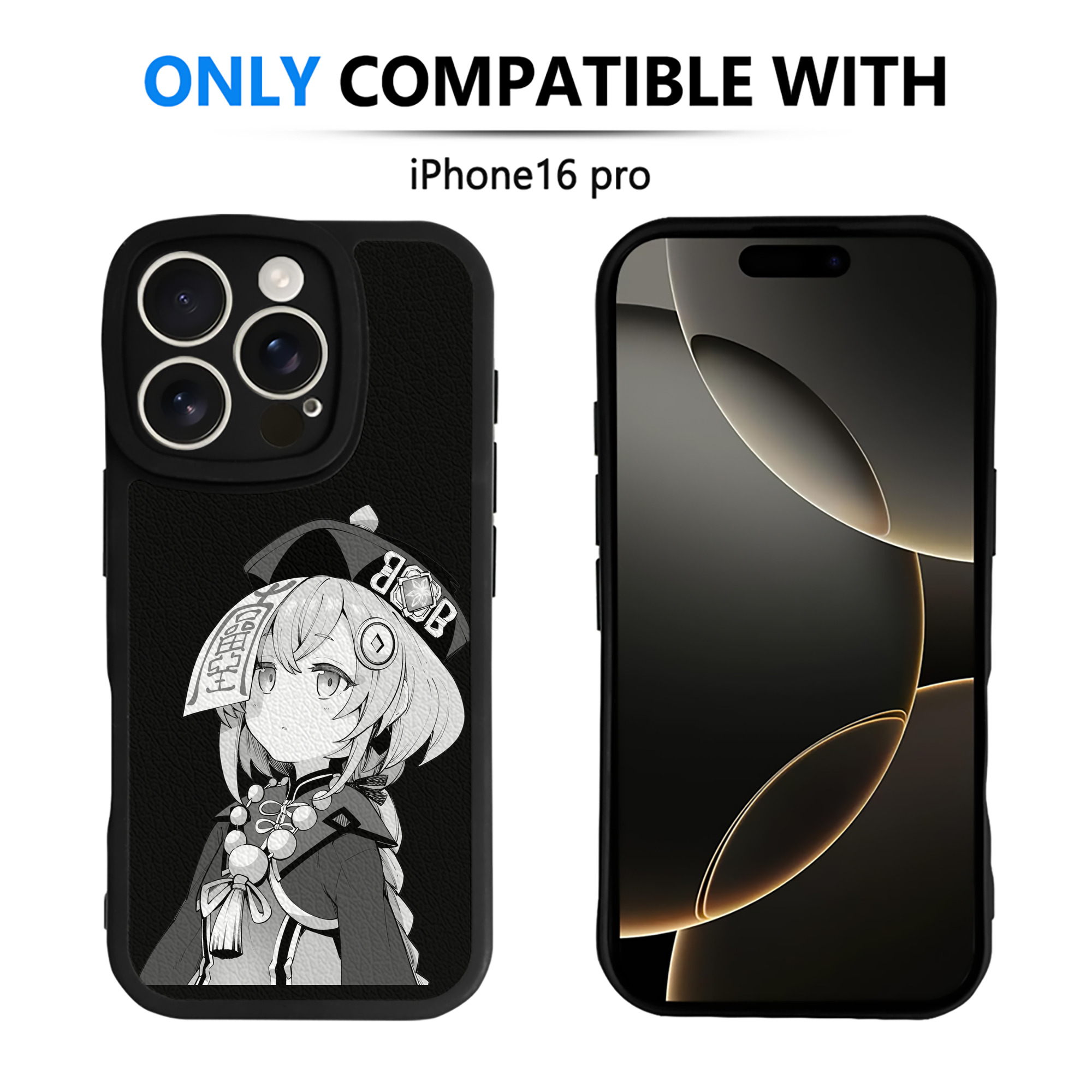 げんし神 七七 なな  genshin Nana 【iPhone 16シリーズ対応】シリコンスマホケース（レザー調） 材質：シリコン